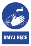 Znak UMYJ RĘCE FS/ PVC 20x30