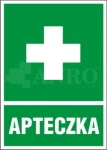 Znak APTECZKA FS samoprzylepna 100x140