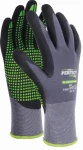 RĘKAWICE NYLONOWE NITRILE FLEX DOTS STALCO