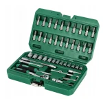 PREZENTOWY ZESTAW KLUCZY NASADOWYCH OPAKOWANIE BMC, 48 ELEMENTÓW 1/4”, GRZECHOTKA 90T STALCO S-54020