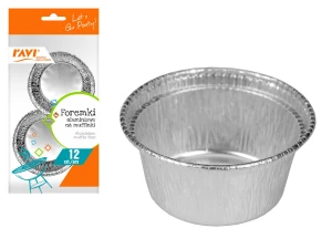 FOREMKI ALUMINIOWE NA MUFFINKI