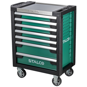 SZAFKA NARZĘDZIOWA 7 SZUFLAD BLAT NIERDZEWNY STALCO S-42250
