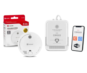 ZESTAW  - CZUJNIK DYMU + CZUJNIK GAZU 