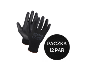 PACZKA (12 PAR) RĘKAWIC POLIAMIDOWYCH CZARNYCH
