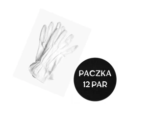 PACZKA (12 PAR) RĘKAWIC BAWEŁNIANYCH NAKRAPIANYCH 