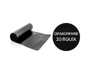 OPAKOWANIE (20 ROLEK) WORKÓW NA ŚMIECI GRUBYCH 35L/50SZT